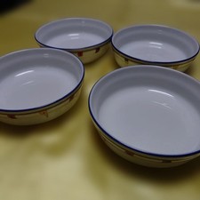 Richard Ginori Clipper Set di 4 ciotole diametro 13,8 cm/5,4" vintage