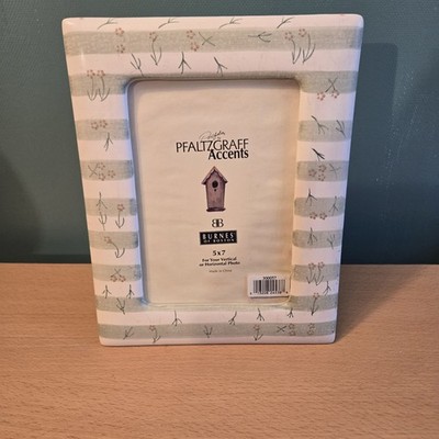 Pfaltzgraff Naturewood Stripes Accents 5x7 Photo Frame Burnes of Boston