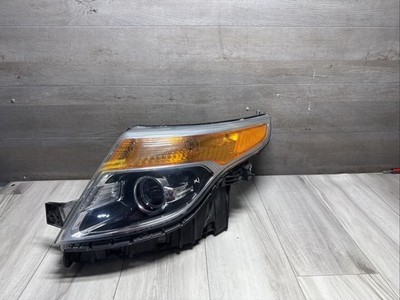 2011-2015 Ford Explorer Sport LEFT Driver OEM Halogen Chrome Headlight 4PIN Lamp