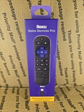 Roku Voice Remote Pro Wireless Remote Control with Rechargeable Battery New 