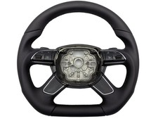 Tuning Volante Volante Pelle Multifunzione Cambio AUDi A6 C7 4G SPIATTITO