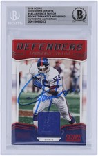 Lawrence Taylor New York Giants Signed 2019 Score Defenderers #D-14 BAS Card