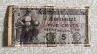 1946 Series 481 Military Payment Certificate (MPC) for 5 Cents Heavy Circulated — photo 3