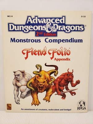 Fiend Folio Monstrous Compendium Advanced Dungeons & Dragons AD&D 2E MC14 2132