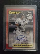 2025 Topps Series 1 - 1990 Topps Baseball On Card Autographs Jasson Dominguez