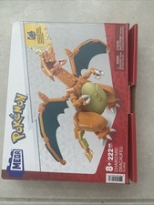 Mega Block Pokemon Charizard Building Set With Pokeball Pin New Sealed Box