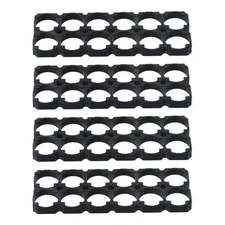 2x6 Battery Holder Stand Plastic Frame Bracket for 21700 Batteries (Pack of 4)