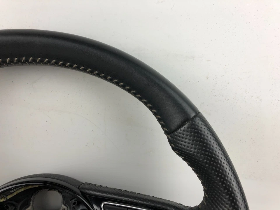 2018 Audi A3 S3 8V S-Line Flat Bottom Multifunction Steering Wheel 8V0419091CM - Image 3 of 4