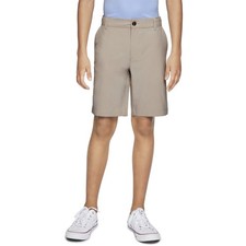 Wonder Nation Boys School Uniform Shorts Size 14 Husky Warm Beige Stretch 2 Pack