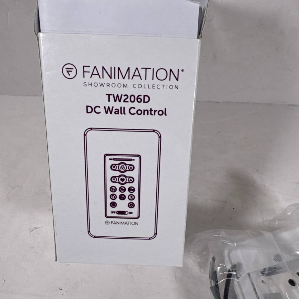 Fanimation TW206D DC reversible Fan and Light Wall Remote Control - Grey - Image 4 of 4