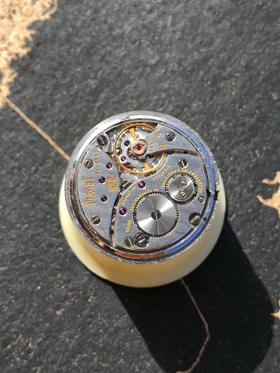 Piaget Cal 9P2 Movement Not Working Parts Repair Vintage Watch View 6