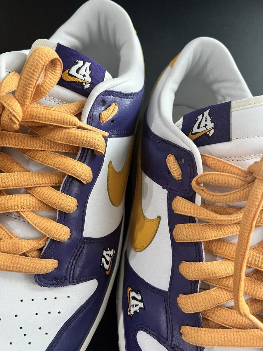 靴 NIKE DUNK LOW LA LAKERS 2004 309431 751 2004 NIKE DUNK LOW LOS ANGELES LA LAKERS 309431-751 SB 11