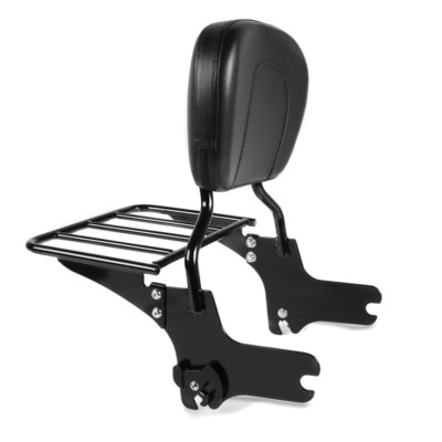 Sissy Bar + Gepäckträger Abnehmbar S1 für Harley Davidson Electra Glide Standard