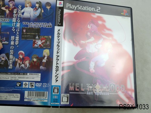 Melty Blood Act Cadenza Playstation 2 Japanese Import Japan JP J PS2 US Seller - Picture 4 of 9