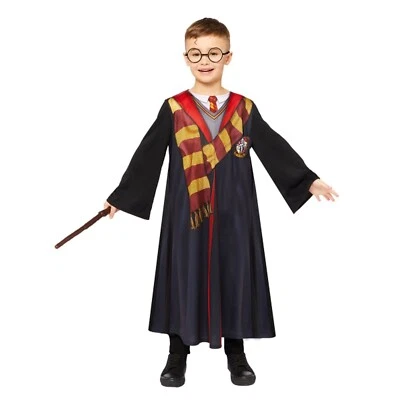 OCCASION Déguisement Costume enfant Kit Harry Potter Dlx Robe +Lun +Bag 6-8 ans - Photo 1/4