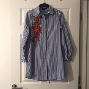 white shirt dress new look