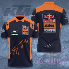KTM Factory Racing Alpinestars Motorex AOP 3D Casual Shirt S5XL For Fan