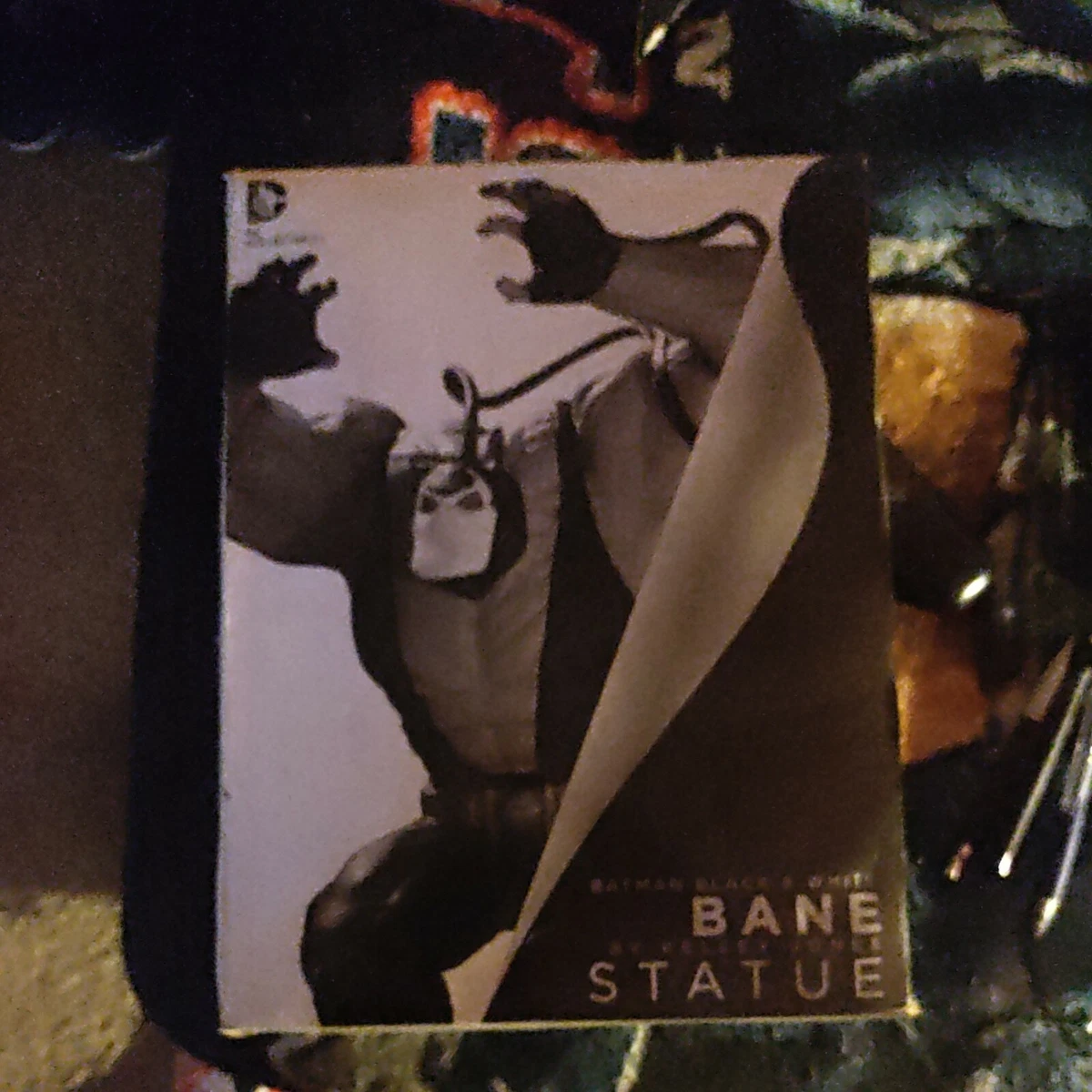Bane Black And White Statue
