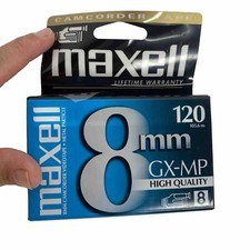 Maxwell 8 mm GX-P High Quality Video Cassette Camcorder Tape 120 minutes 105.6m
