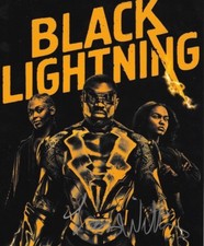 * CRESS WILLIAMS * signed autographed 8x10 photo * BLACK LIGHTNING * 1