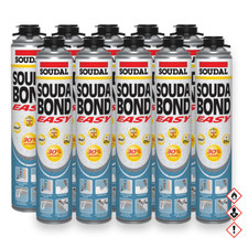 Soudal Dämmstoffkleber Dämmplattenkleber Klebeschaum Soudabond Easy 10 x 750ml