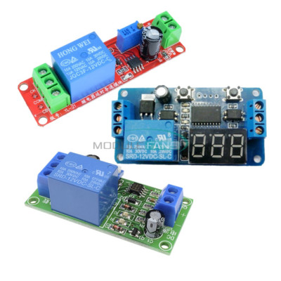 DC 12V NE555 Digitla LED Display Delay Time Relay Timer Switch Adjustable Module