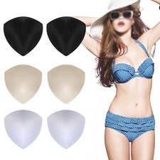 Damen BH Einlagen Dreieckige Form Push-up Polster f&uuml;r Sport BH Bikini Top DHL