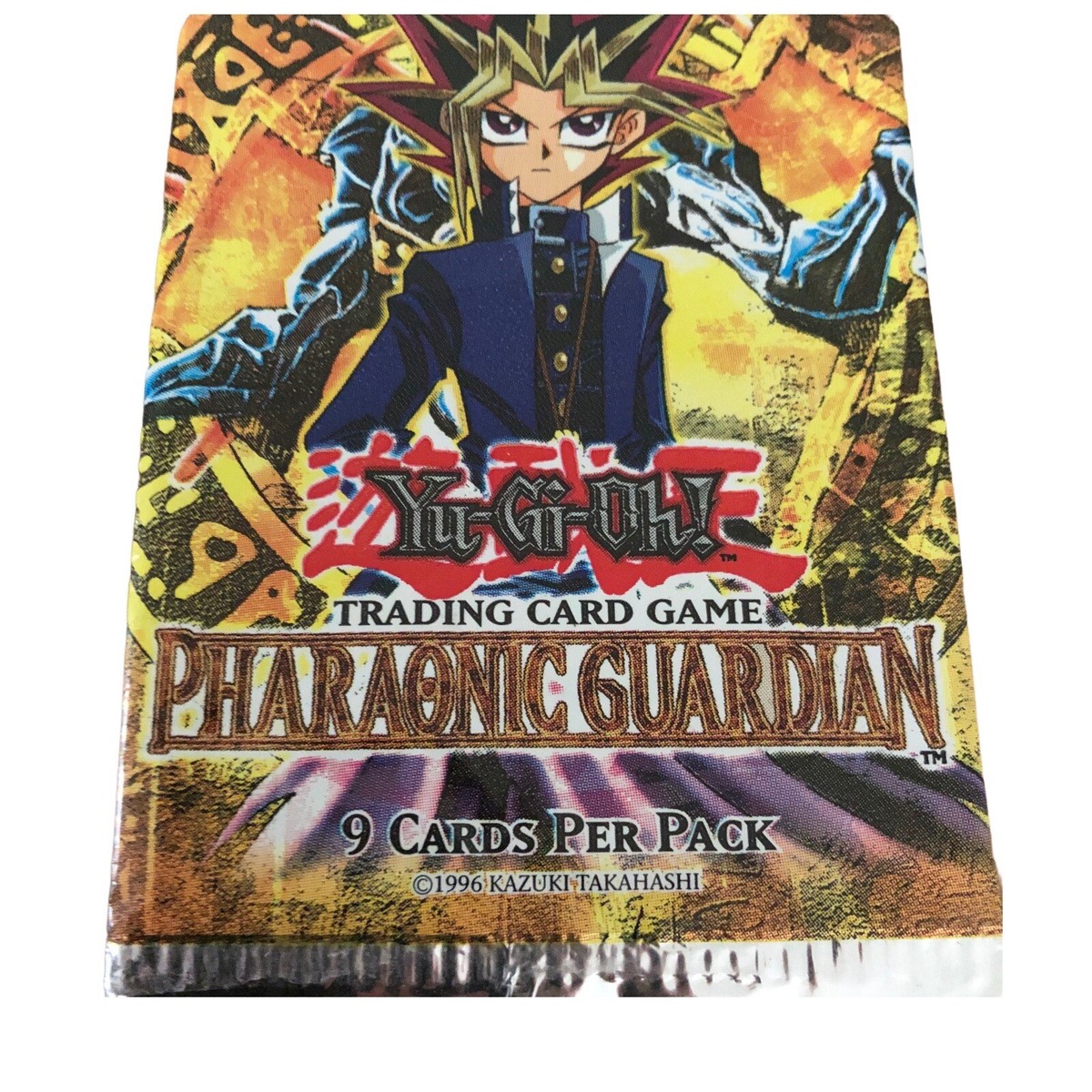 Yugioh PGD Pharaonic Guardian 1st Ed EMPTY Booster Pack Wrapper NO