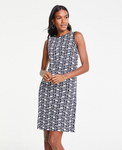NEW Ann Taylor embroidered shift dress 