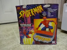Vintage Spider-Man Telephone Marvel Comics Animated Series 1994 Landline 90's