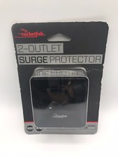 ROCKETFISH 2 Outlet Wall Tap 1500 Joules Surg...