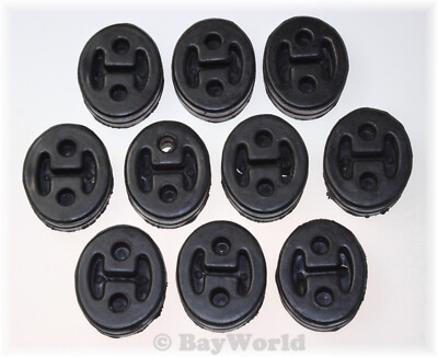10 St. Auspuff Gummi Hänger Anschlagpuffer Muffler hanger rubber 255-383 Rover