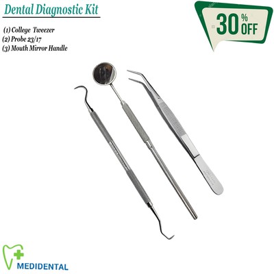 Diagnostisch Hygieniker Untersuchung Instrumente Set 3 Surgical Explorers &