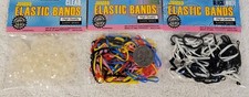 3 PACKS OF MIX COLOR woman girl elastic Rubber Band Braids Hair pony tail holder