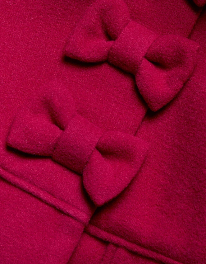 Monsoon Ruby Red Girls Coat Back To School Kids Dress Jacket 3 15 Years