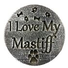 Mastiff dog mold garden ornament plaque stepping stone mould 7.75" x 3/4" thick