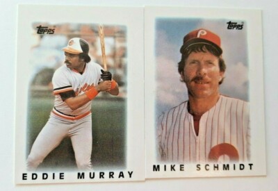 1986 Topps Major League Leaders (Mini's) Singles, You Pick