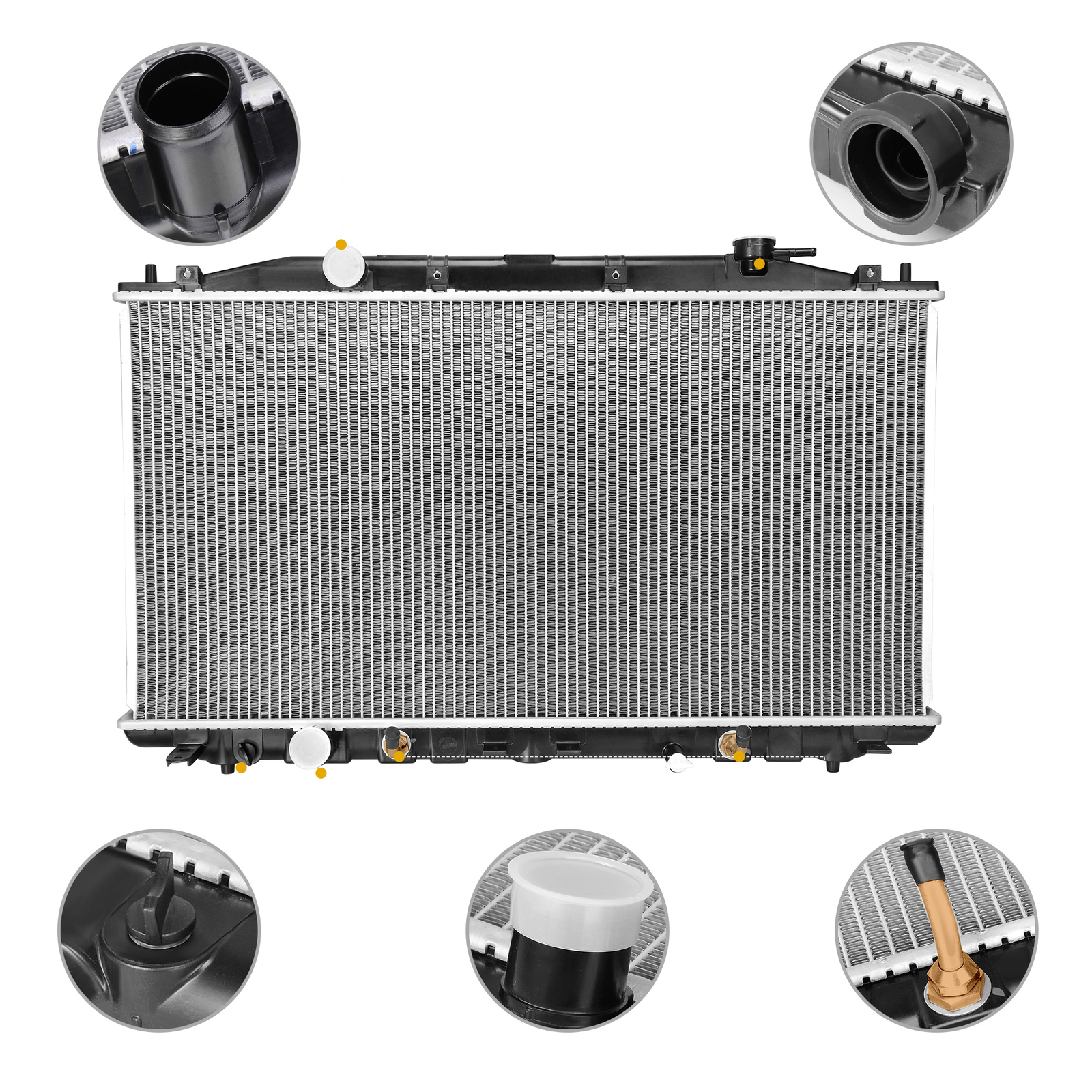 2990 Radiator For 2008 2012 Honda Accord 2012 2015 Crosstour 2 4L L4