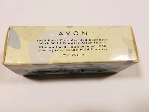 Avon 1955 Ford Thunderbird Glaskaraffe Wild Country After Shave - Bild 2 von 6