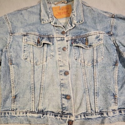 Levi's Trucker Men's Denim Jacket USA Vintage Distressed 80's