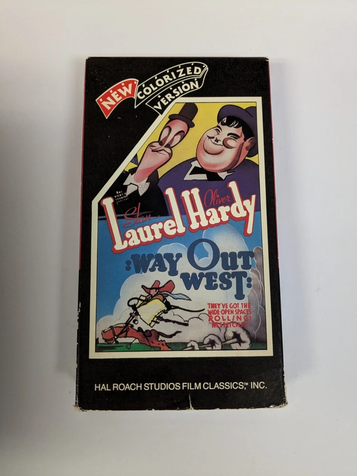 Laurel and Hardy Movies VHS Lot of 10 Music Box Way Out West Vintage Collection - Image 3 of 4