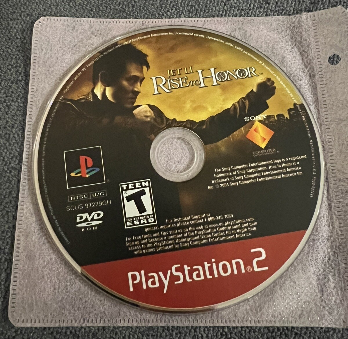 JET LI RISE TO HONOR PlayStation 2 Video Game Greatest Hits DISC ONLY BRAND NEW!