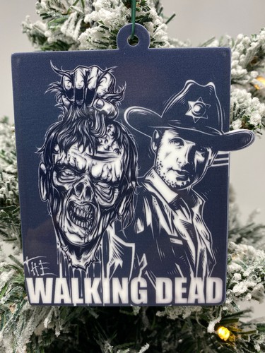 The Walking Dead Christmas Ornament With Rick Grimes - Brand New - Picture 8 of 12