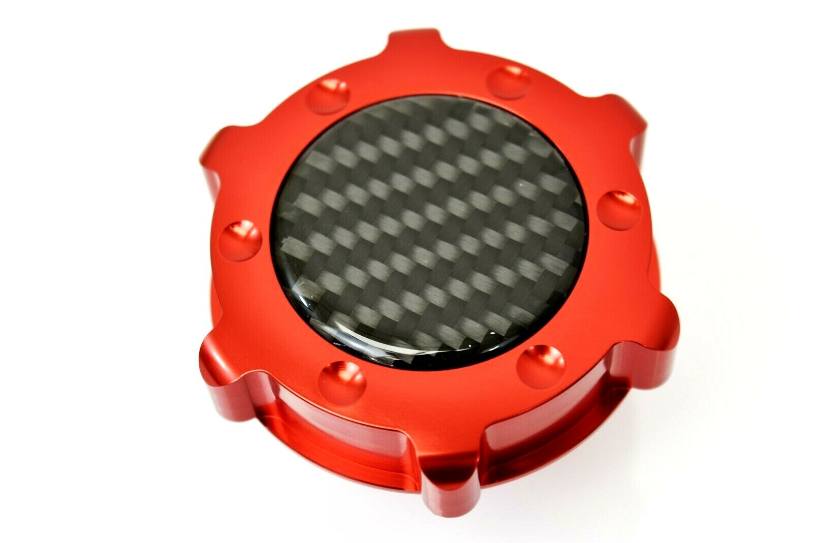 GM CHEVY LS LS1 LS2 LS3 LS6 V8 CARBON FIBER BILLET ENGINE OIL FILLER CAP RED