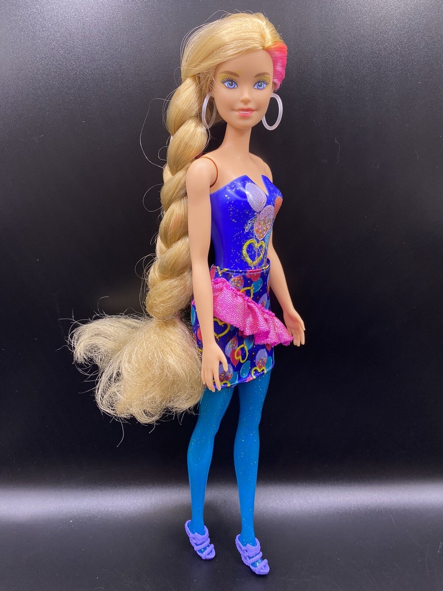 Barbie Color Reveal Doll Party Series Long Blonde Hair Pink Streak