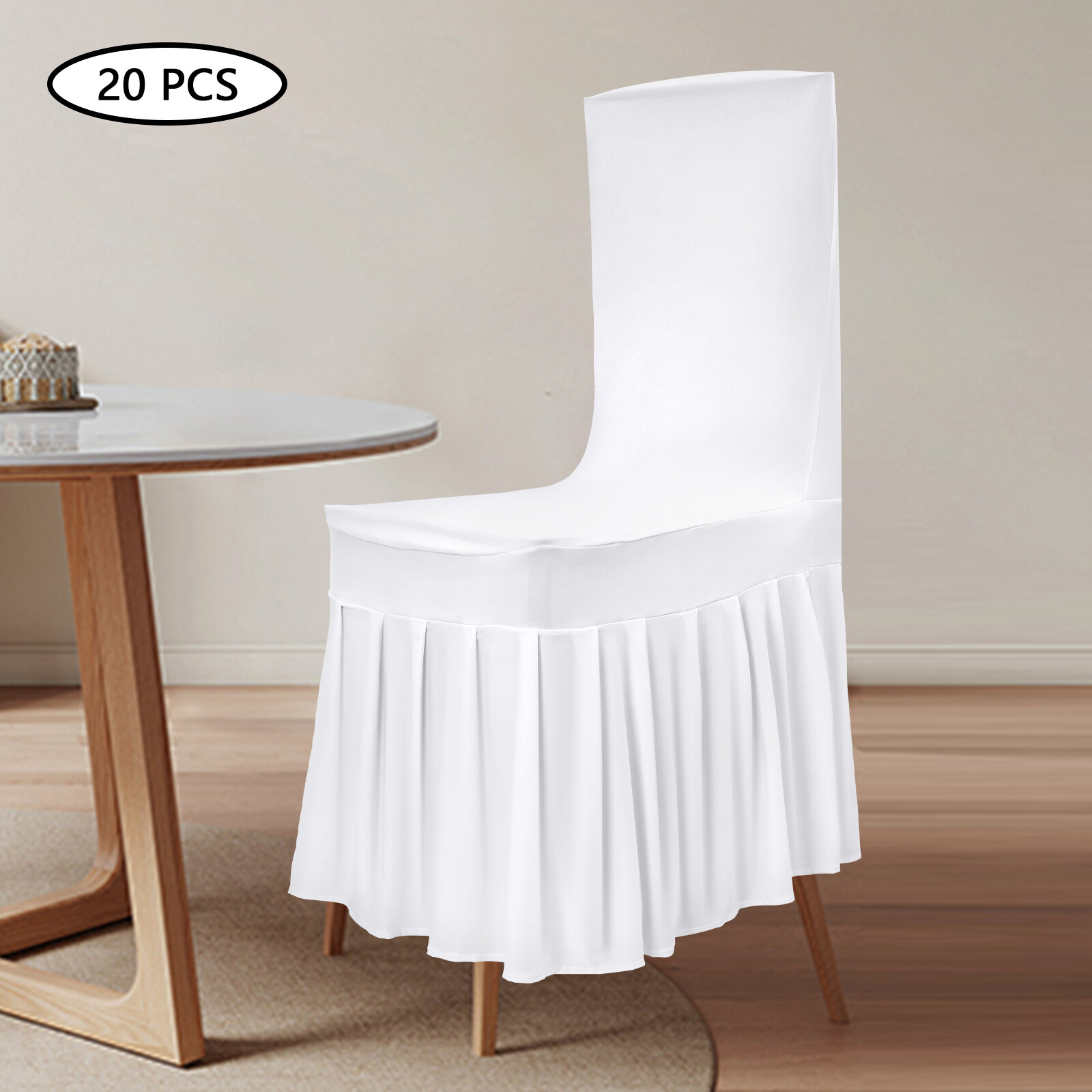 Chair Slipcovers, Chair Slipcovers with Skirt, Wedding Stretch Chair Cover Prote