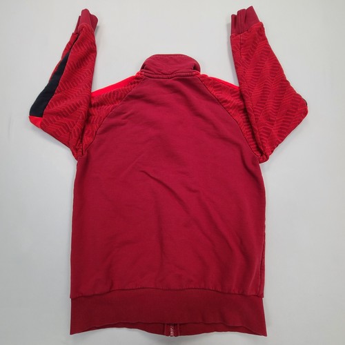 Puma Jacket Boys Small Red Maroon Track Coat Outdoors Casual Youth Kids - Picture 2 of 6