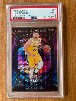 2024-2025 Panini Mosaic Full Capacity Luka Doncic Case Hit (No.22) Lakers PSA 9