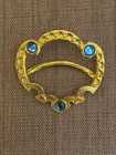 Gold Coloured Belt Buckle Costume Jewellery Fashion Accessory