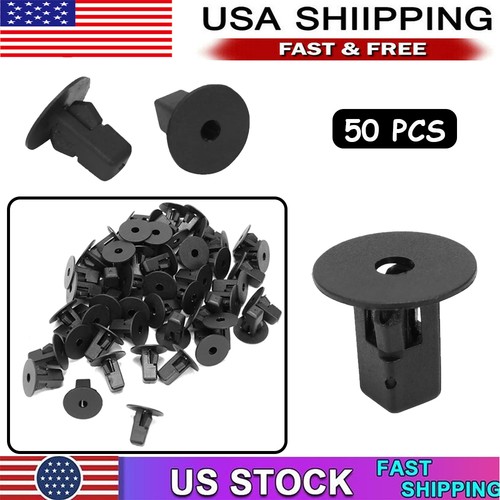 50PCS Screw Grommet Retainer, Fender Liner Wheelhouse Liner Clips, Nylon Nut
